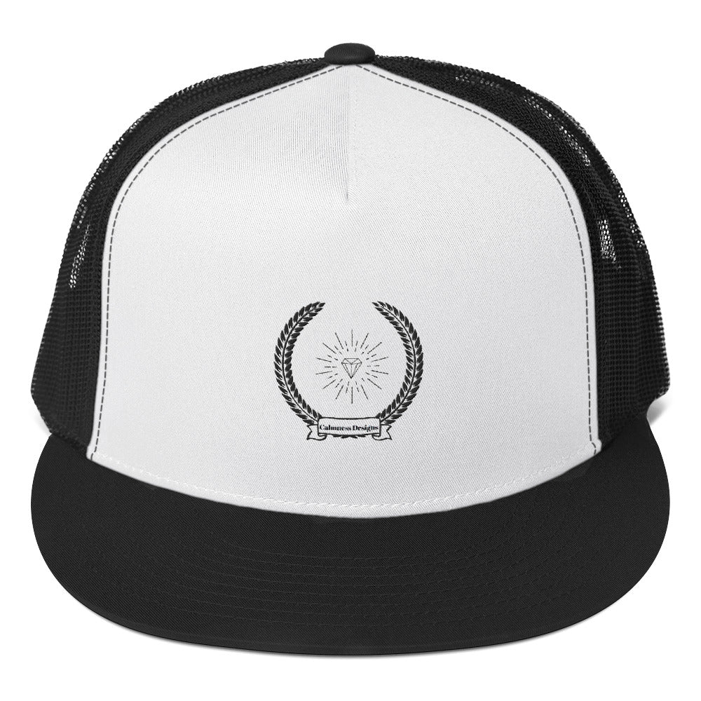 Diamond in Coats of Arms, Calmness Designs, Trucker Cap