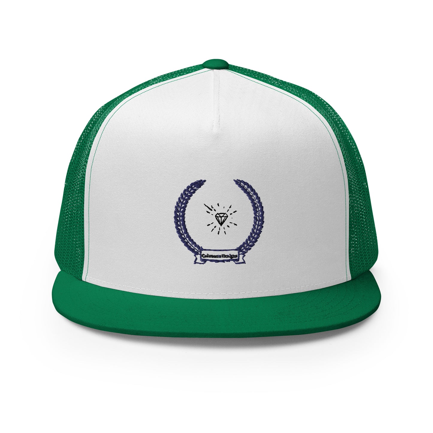 Diamond in Coats of Arms, Calmness Designs, Trucker Cap