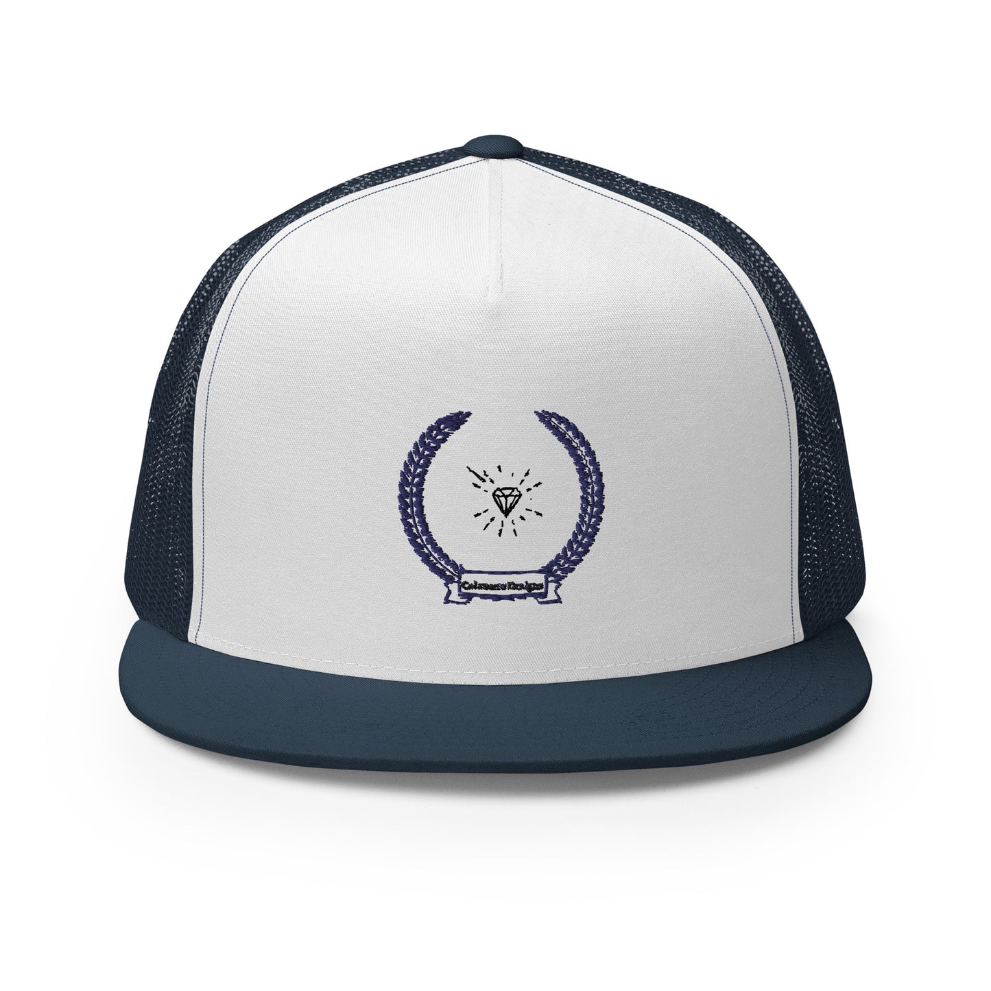 Diamond in Coats of Arms, Calmness Designs, Trucker Cap
