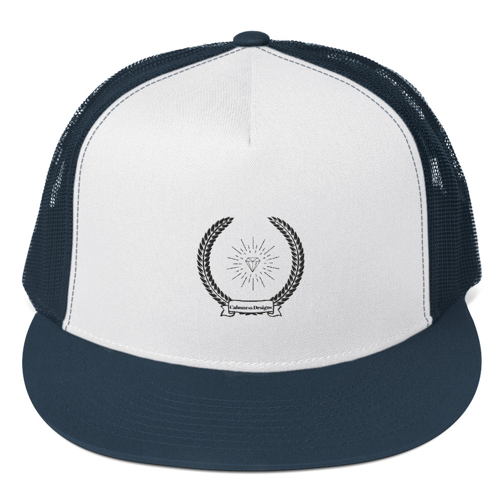 Diamond in Coats of Arms, Calmness Designs, Trucker Cap
