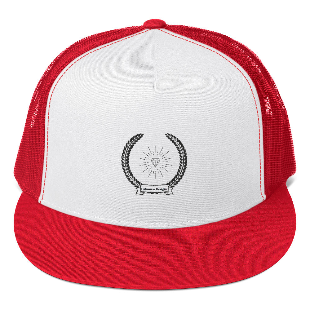 Diamond in Coats of Arms, Calmness Designs, Trucker Cap
