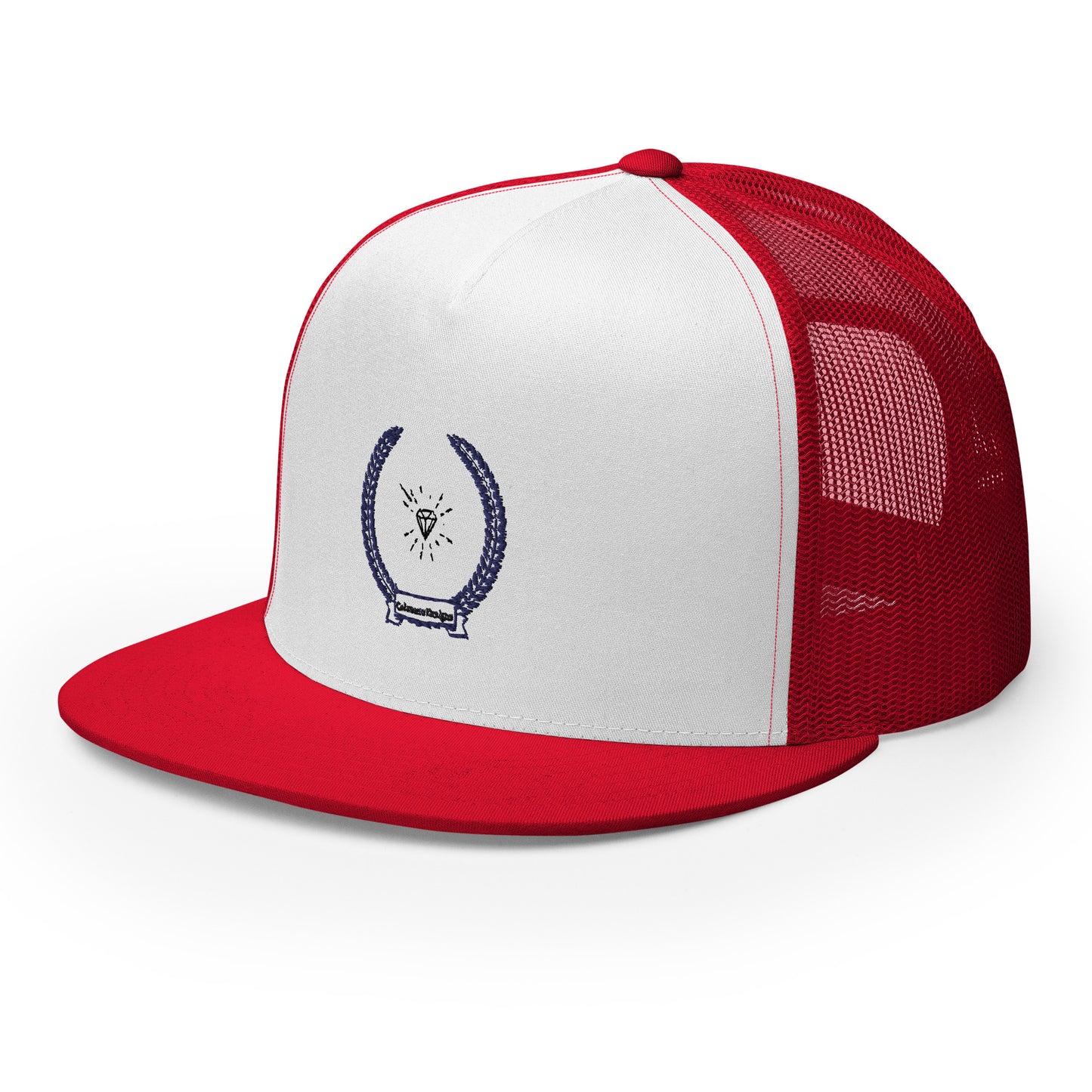 Diamond in Coats of Arms, Calmness Designs, Trucker Cap