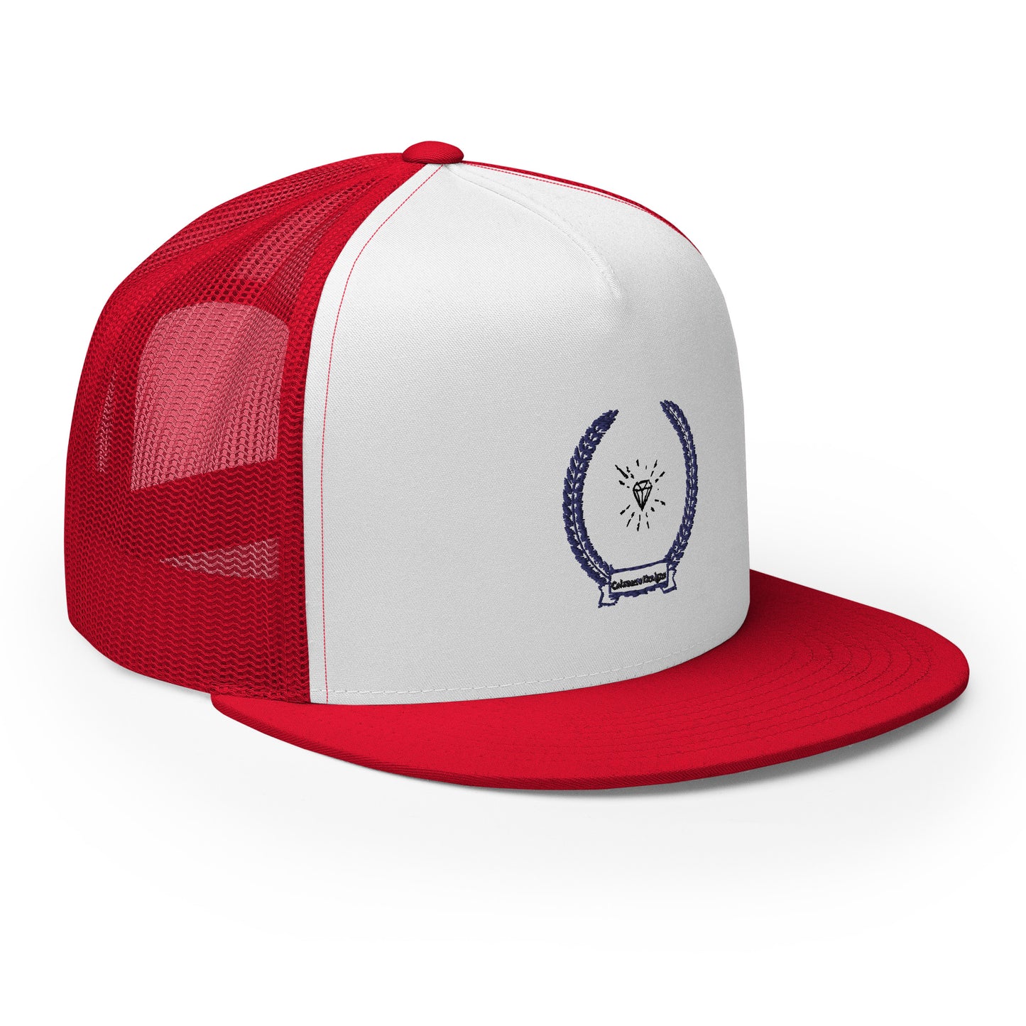 Diamond in Coats of Arms, Calmness Designs, Trucker Cap