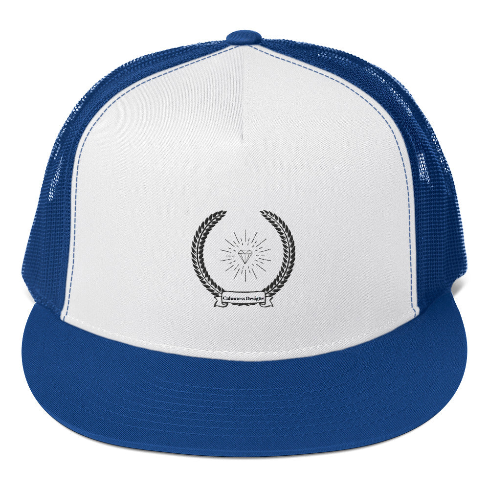 Diamond in Coats of Arms, Calmness Designs, Trucker Cap