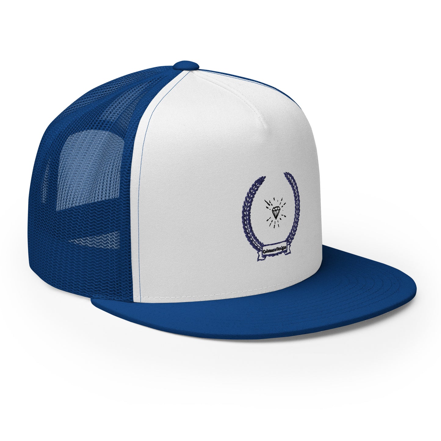 Diamond in Coats of Arms, Calmness Designs, Trucker Cap