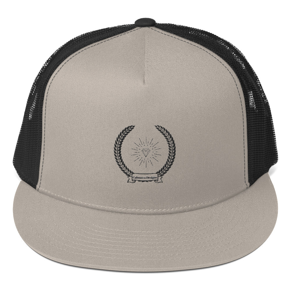 Diamond in Coats of Arms, Calmness Designs, Trucker Cap