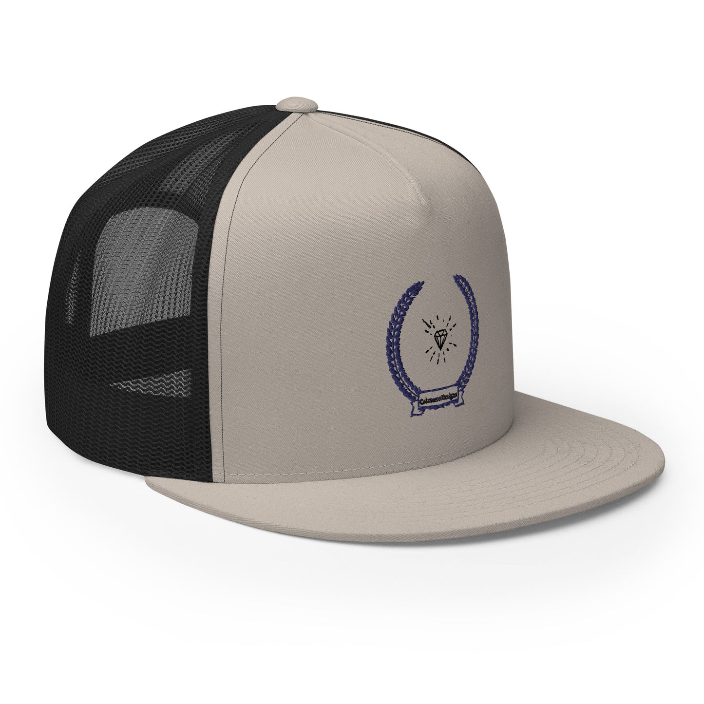 Diamond in Coats of Arms, Calmness Designs, Trucker Cap