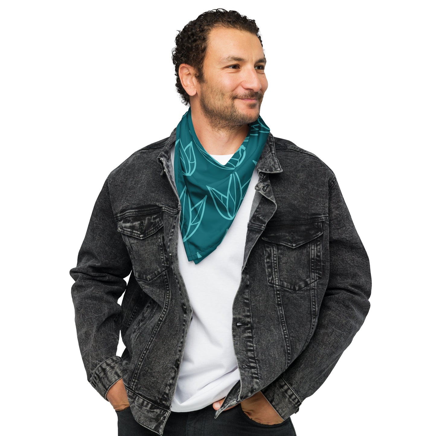 VECTOR LEAVES, CALMNESS DESIGNS, Creative Designs, All-over print bandana