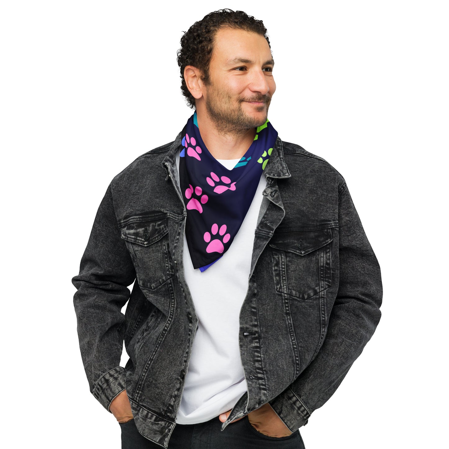 Doggie Paws, CALMNESS DESIGNS, Creative Designer's, All-over print bandana