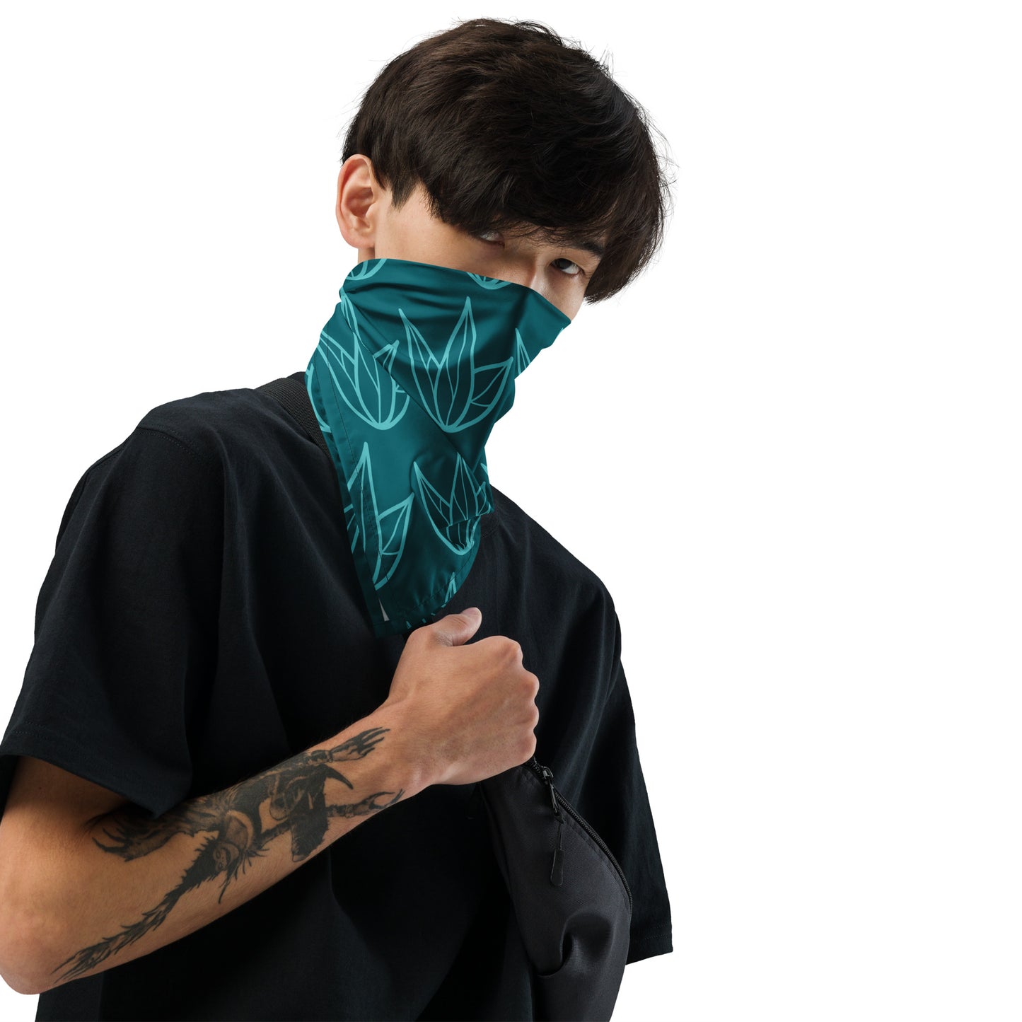 VECTOR LEAVES, CALMNESS DESIGNS, Creative Designs, All-over print bandana