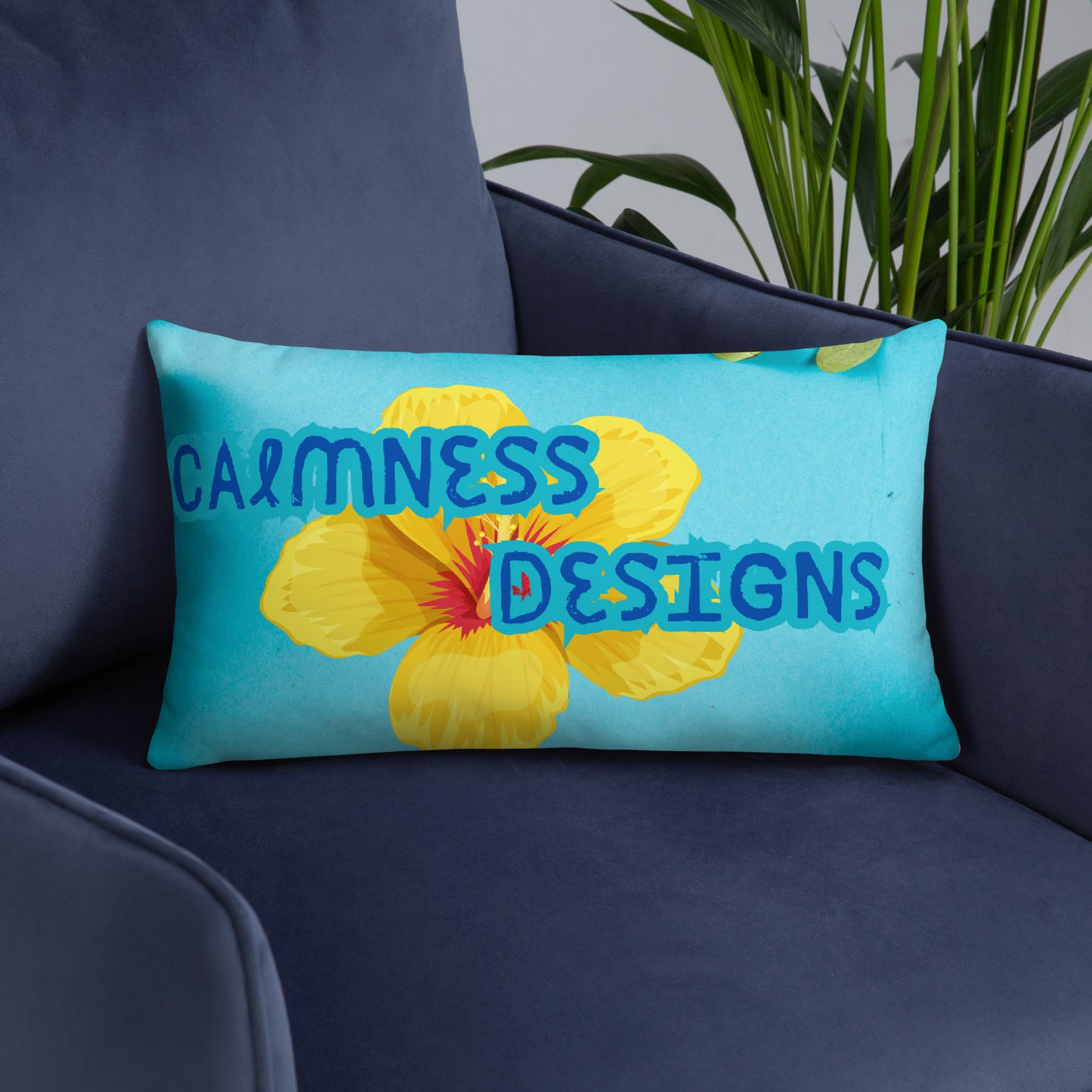 Floral Pattern with Pink Spring Flowers, CALMNESS DESIGNS, Creative Designer's, Basic Pillow