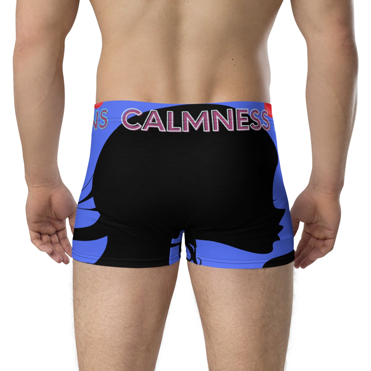Flying Kiss Silhouette, Flying Hearts, Calmness Designs, Boxer Briefs