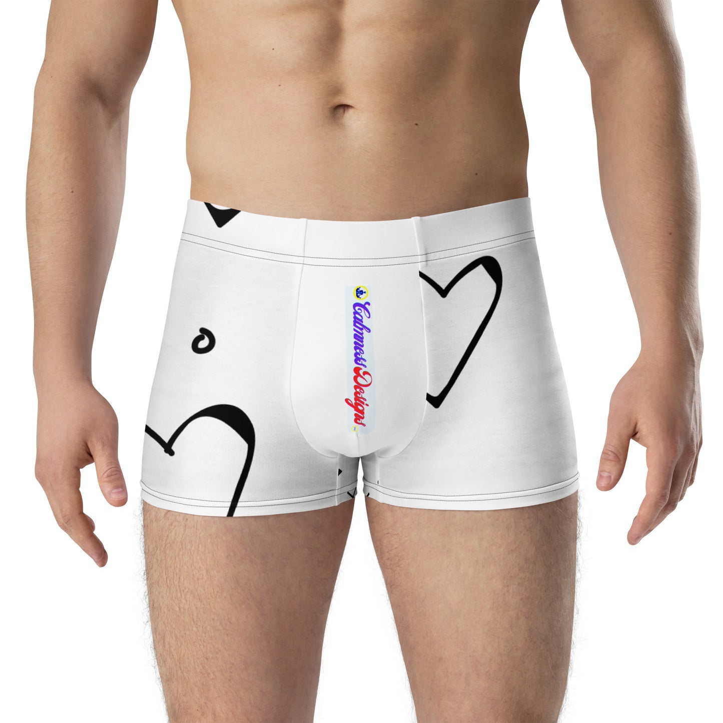 Three Hearts, Calmness Designs, Boxer Briefs