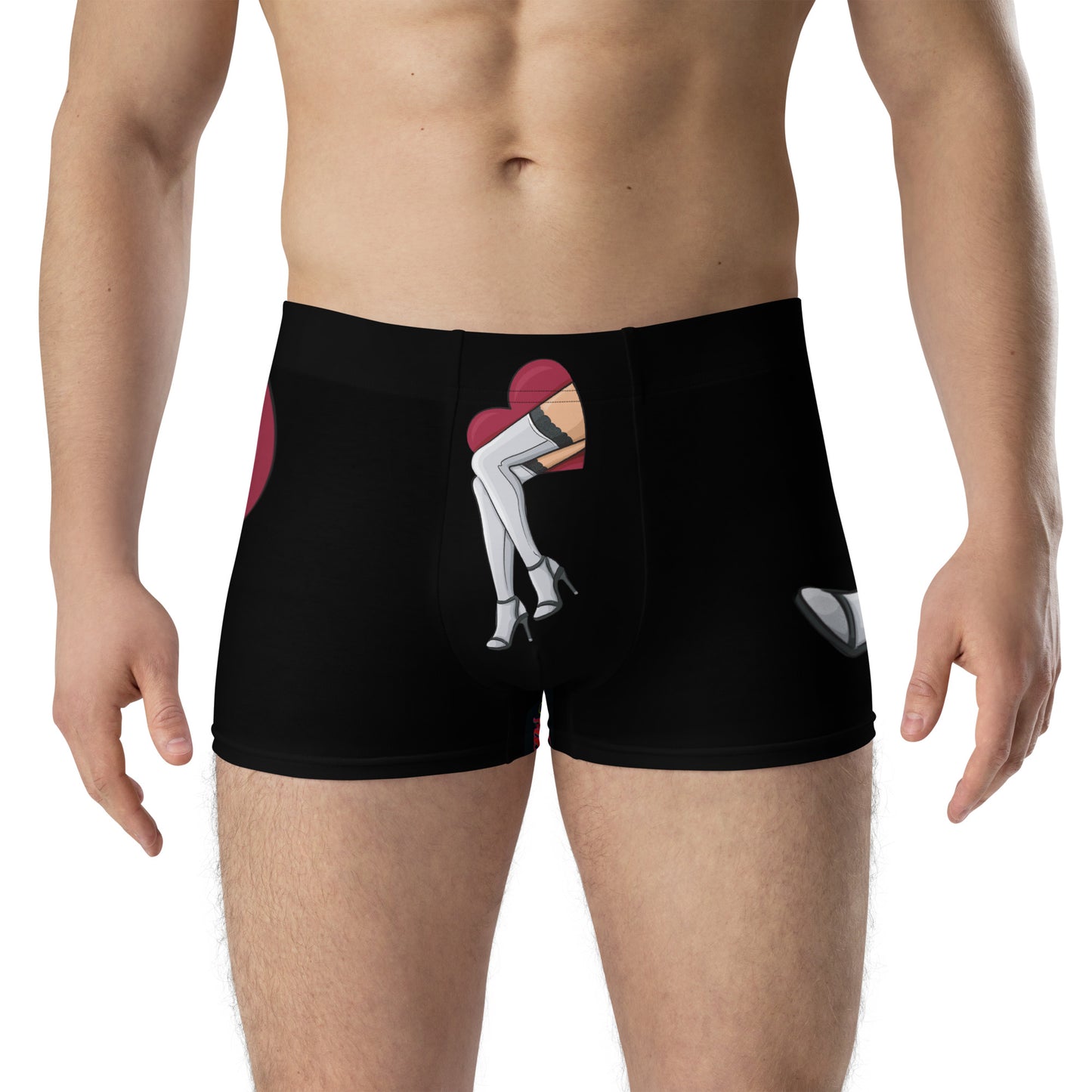 Sexy Girls Legs in a Heart, Calmness Designs, Boxer Briefs