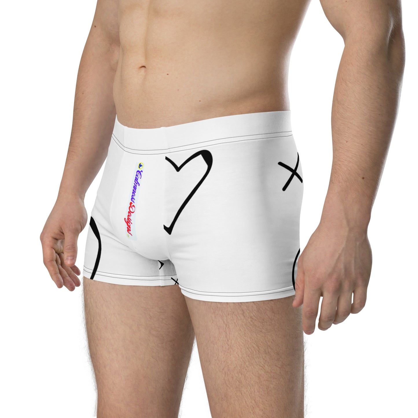 Three Hearts, Calmness Designs, Boxer Briefs