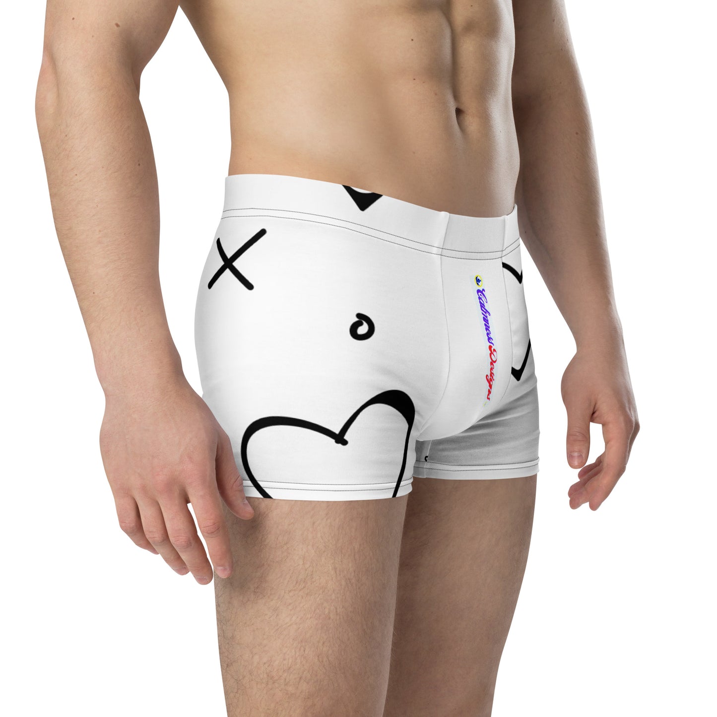 Three Hearts, Calmness Designs, Boxer Briefs