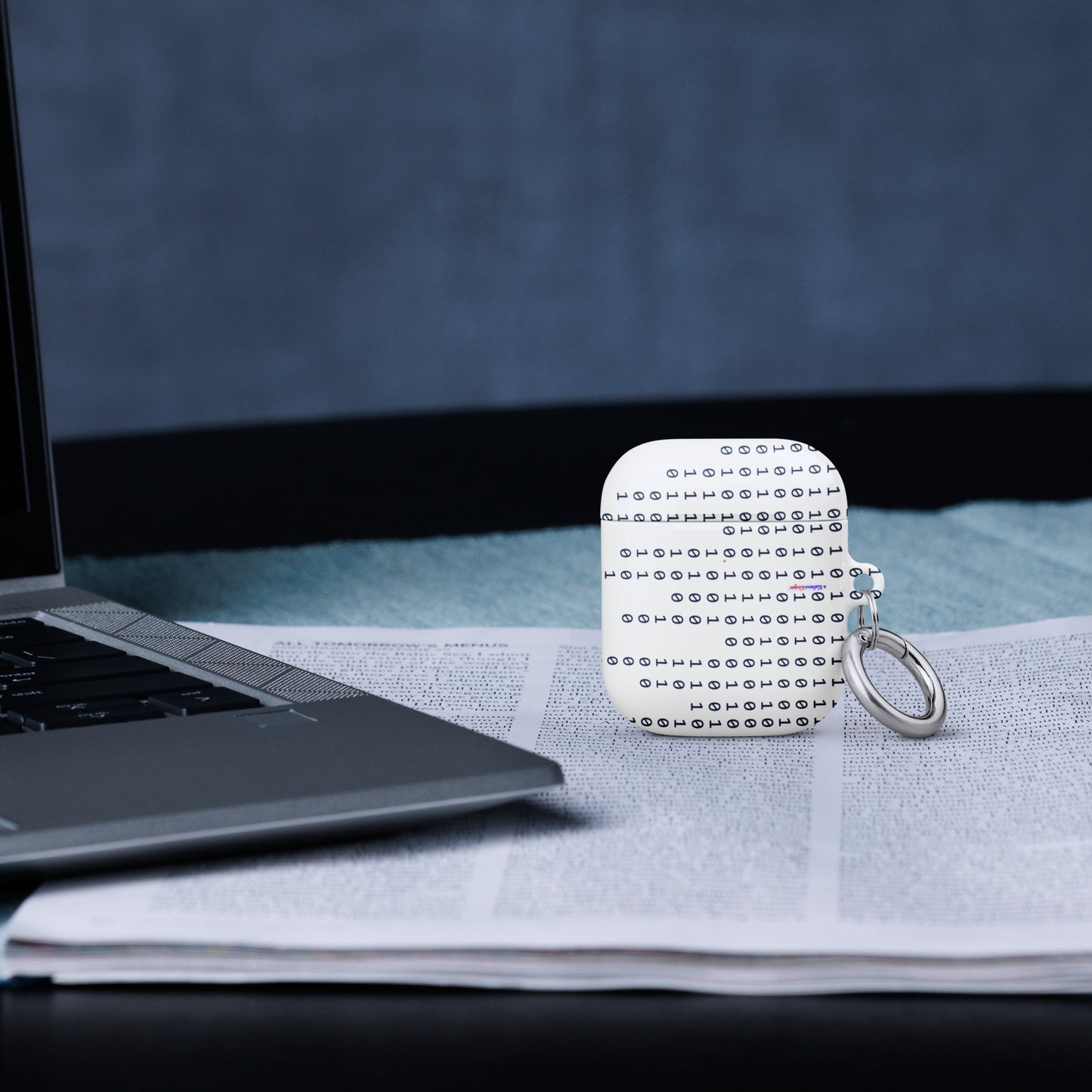 Binary Code Ones and Zeros, Matrix, CALMNESS DESIGNS, Creative Designer's, Case for AirPods®