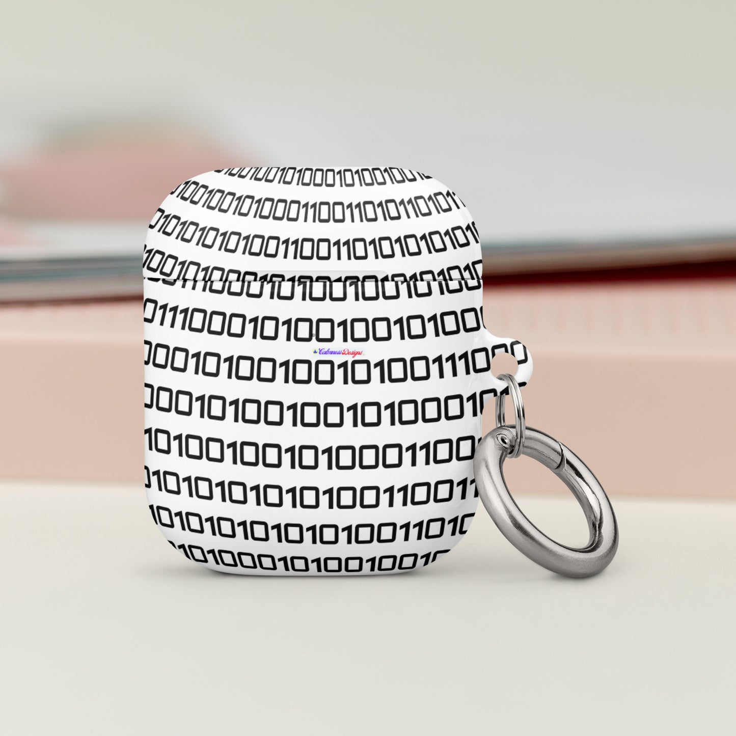 Sphere Binary Code ICON, Ones and Zeros, CALMNESS DESIGNS, Creative Designer's, Case for AirPods®