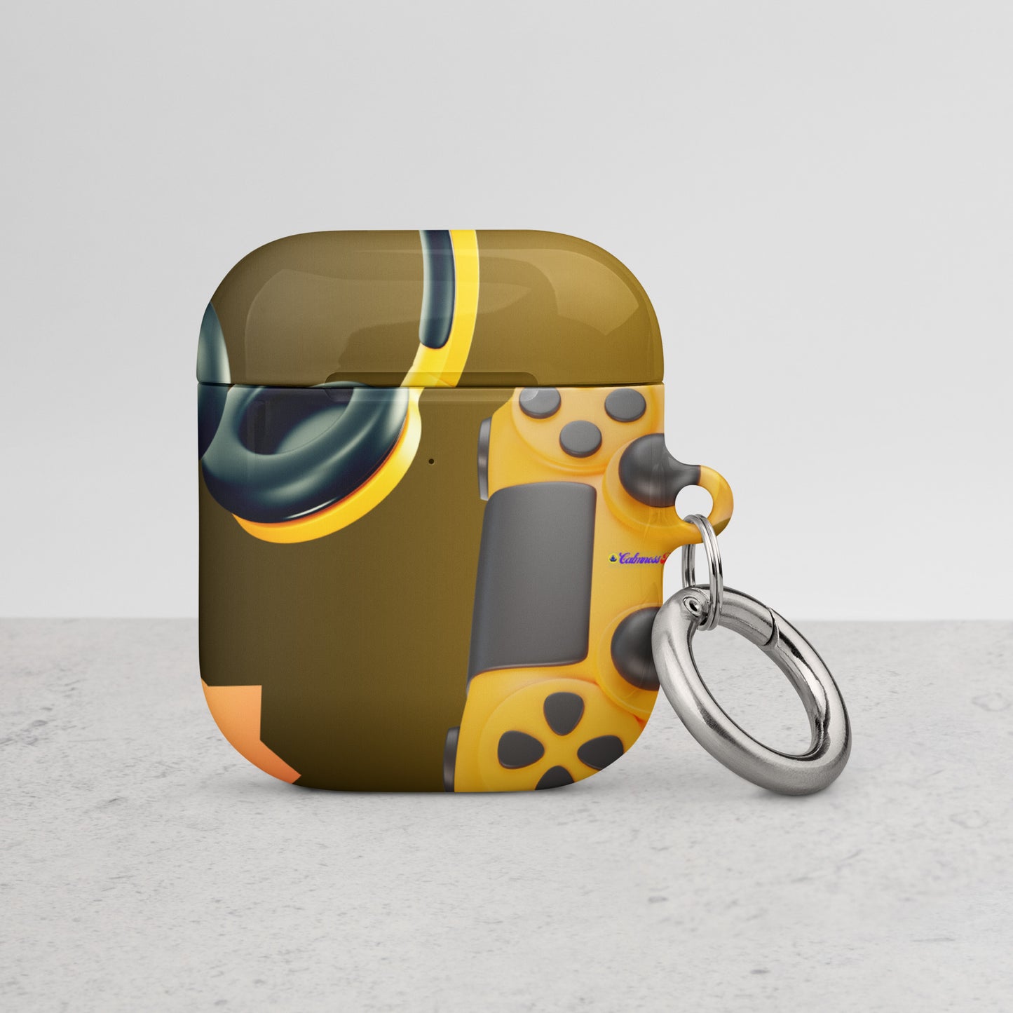 Gaming Controller, Gaming Headphone Gadget 3D Element, CALMNESS DESIGNS, Creative Designer's, Case for AirPods®