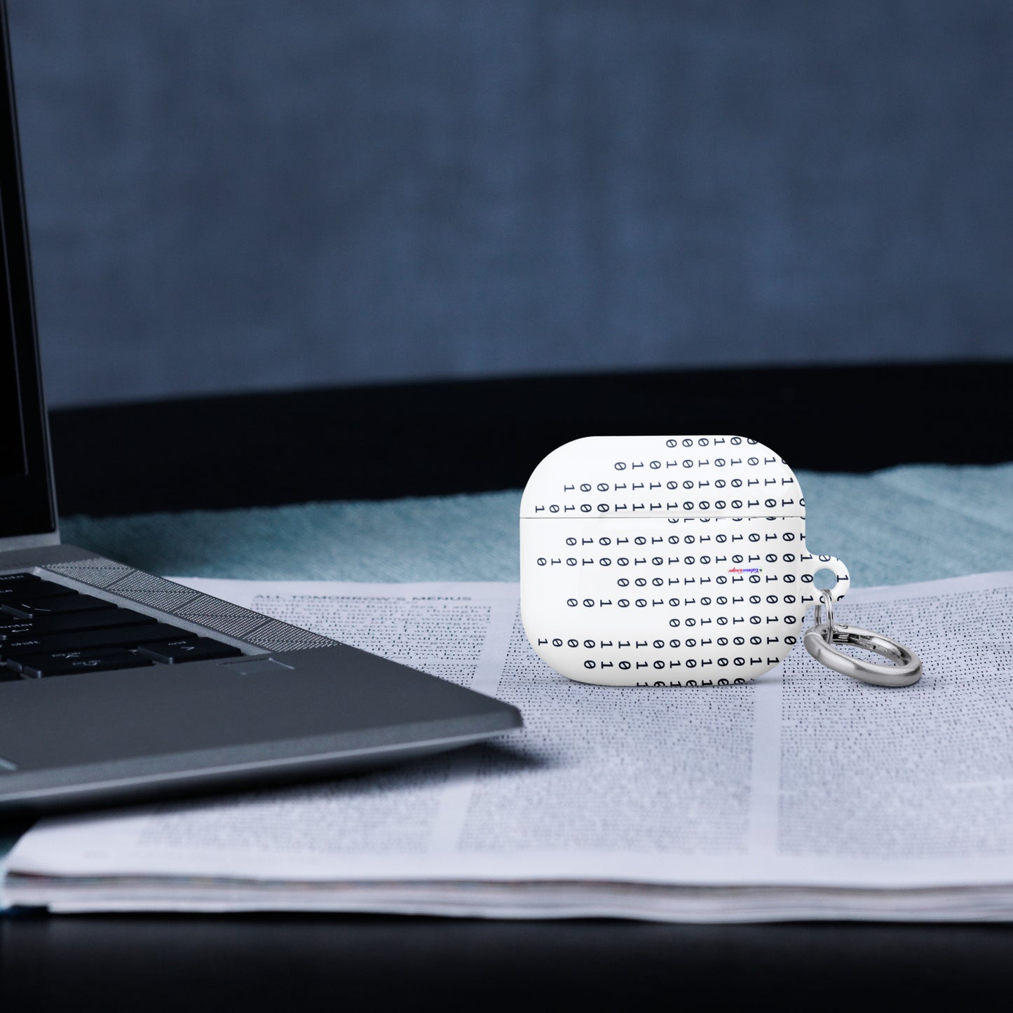 Binary Code Ones and Zeros, Matrix, CALMNESS DESIGNS, Creative Designer's, Case for AirPods®