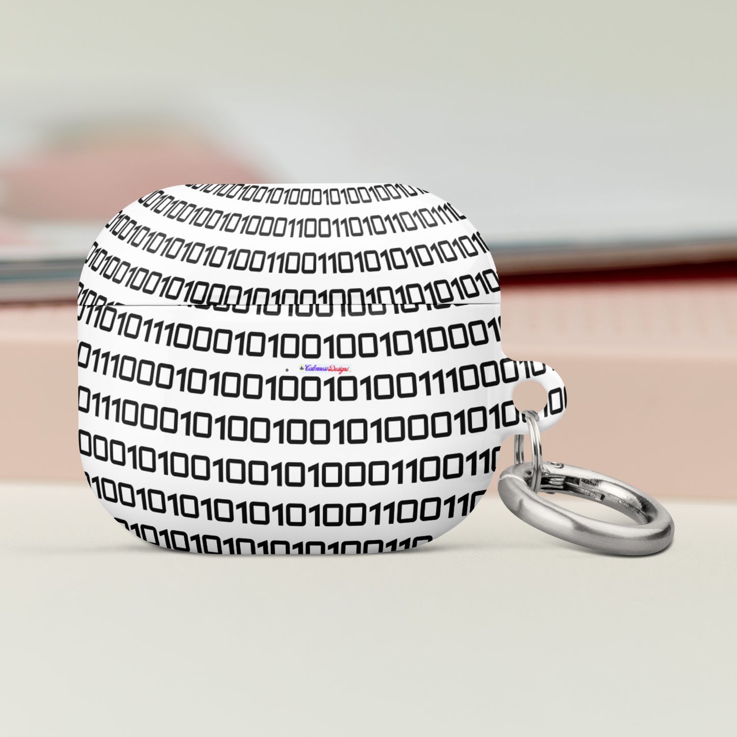 Sphere Binary Code ICON, Ones and Zeros, CALMNESS DESIGNS, Creative Designer's, Case for AirPods®
