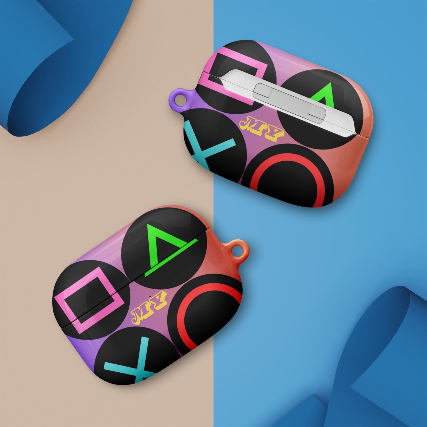 Controller Button's, Touch My Button's CALMNESS DESIGNS, Creative Designer's, Case for AirPods®