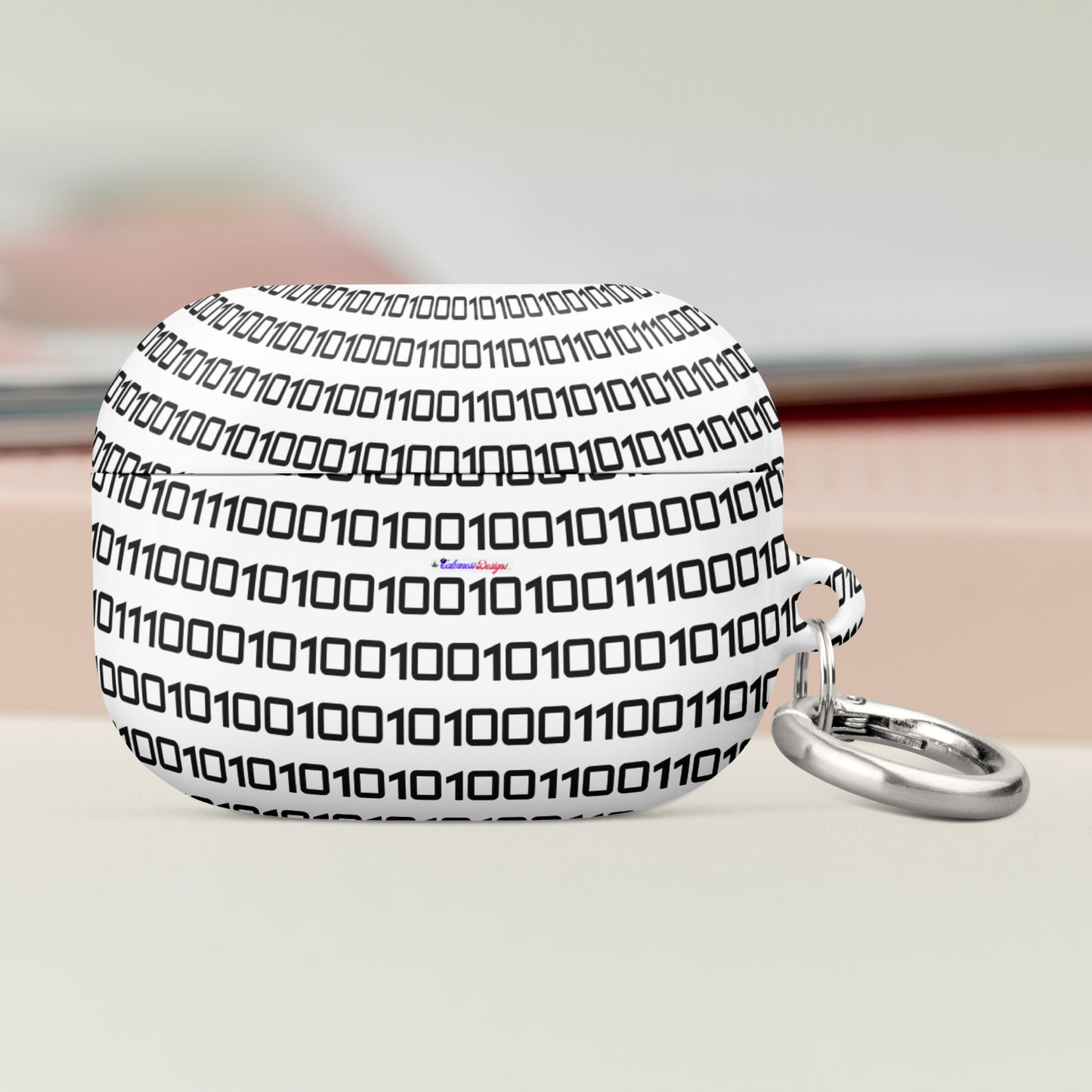 Sphere Binary Code ICON, Ones and Zeros, CALMNESS DESIGNS, Creative Designer's, Case for AirPods®