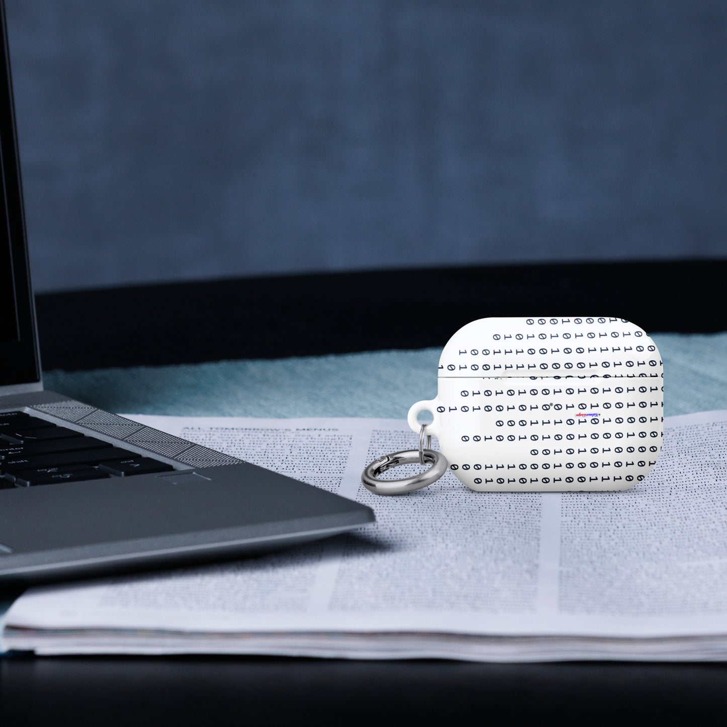 Binary Code Ones and Zeros, Matrix, CALMNESS DESIGNS, Creative Designer's, Case for AirPods®