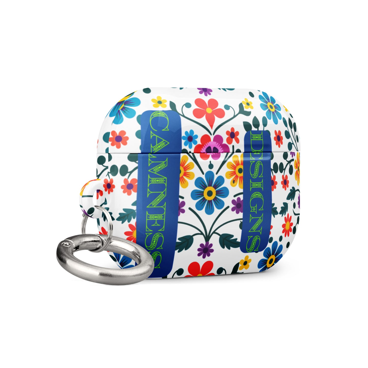 Mexican Embroidery Seamless Pattern, CALMNESS DESIGNS, Creative Designer's, Case for AirPods®