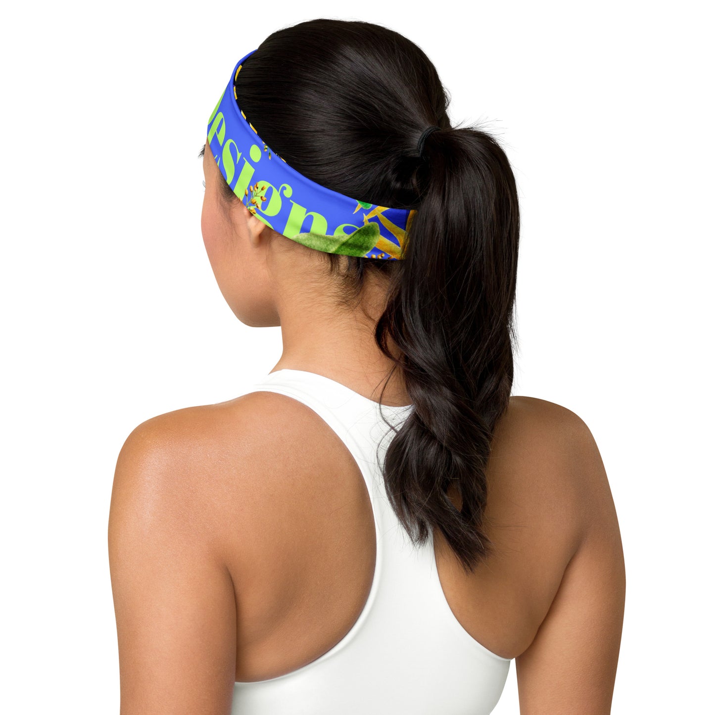 Tropical Flower's Water Painting, CALMNESS DESIGNS, Creative Designer's, Head Band