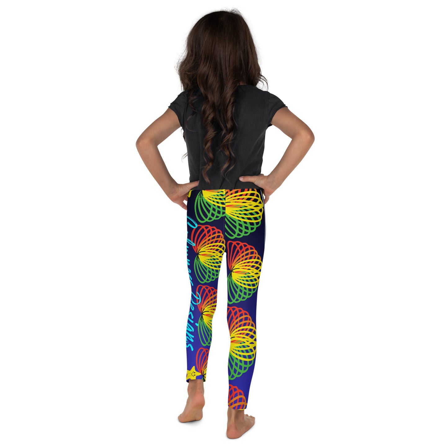 COLORFUL Organic Children's Toy, STARS, CALMNESS DESIGNS, Creative Designer's, Kid's Leggings