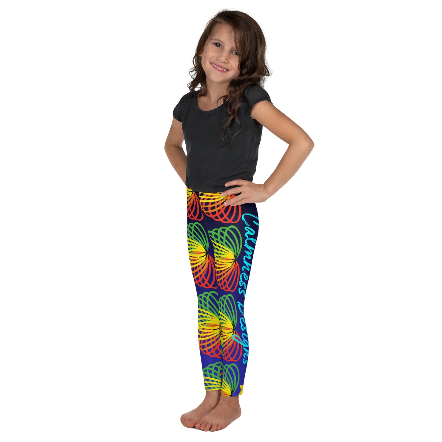 COLORFUL Organic Children's Toy, STARS, CALMNESS DESIGNS, Creative Designer's, Kid's Leggings