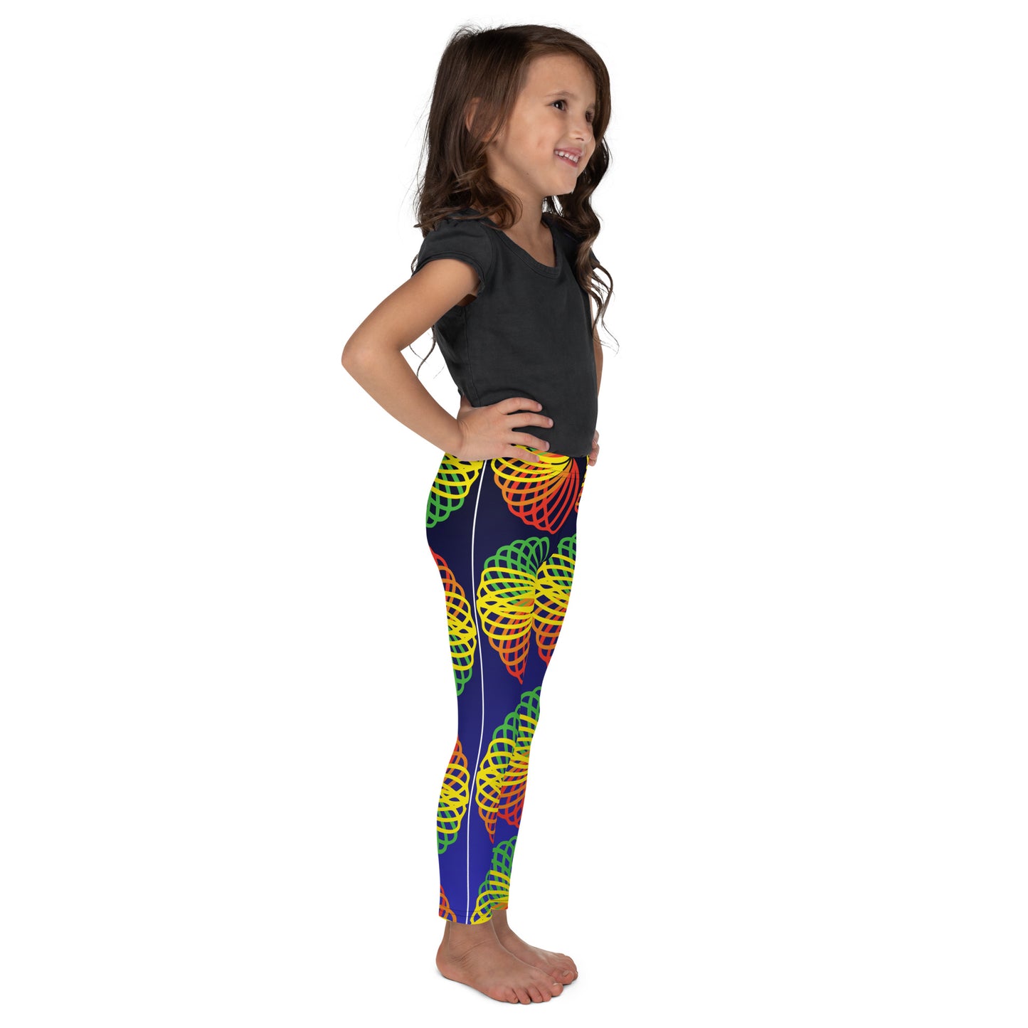 COLORFUL Organic Children's Toy, STARS, CALMNESS DESIGNS, Creative Designer's, Kid's Leggings