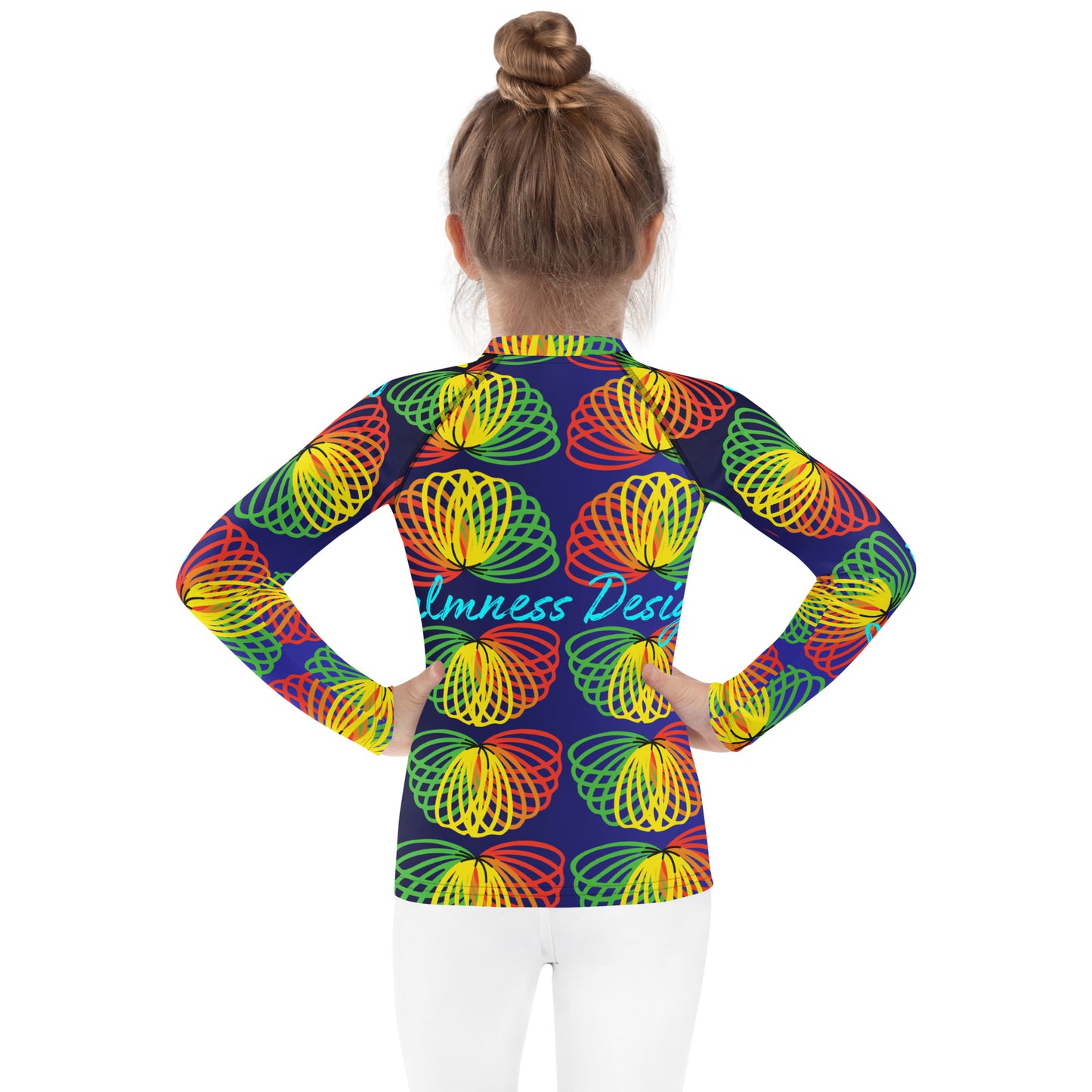 COLORFUL Organic Children's Toy, STARS, CALMNESS DESIGNS, Creative Designer's, Kids Rash Guard