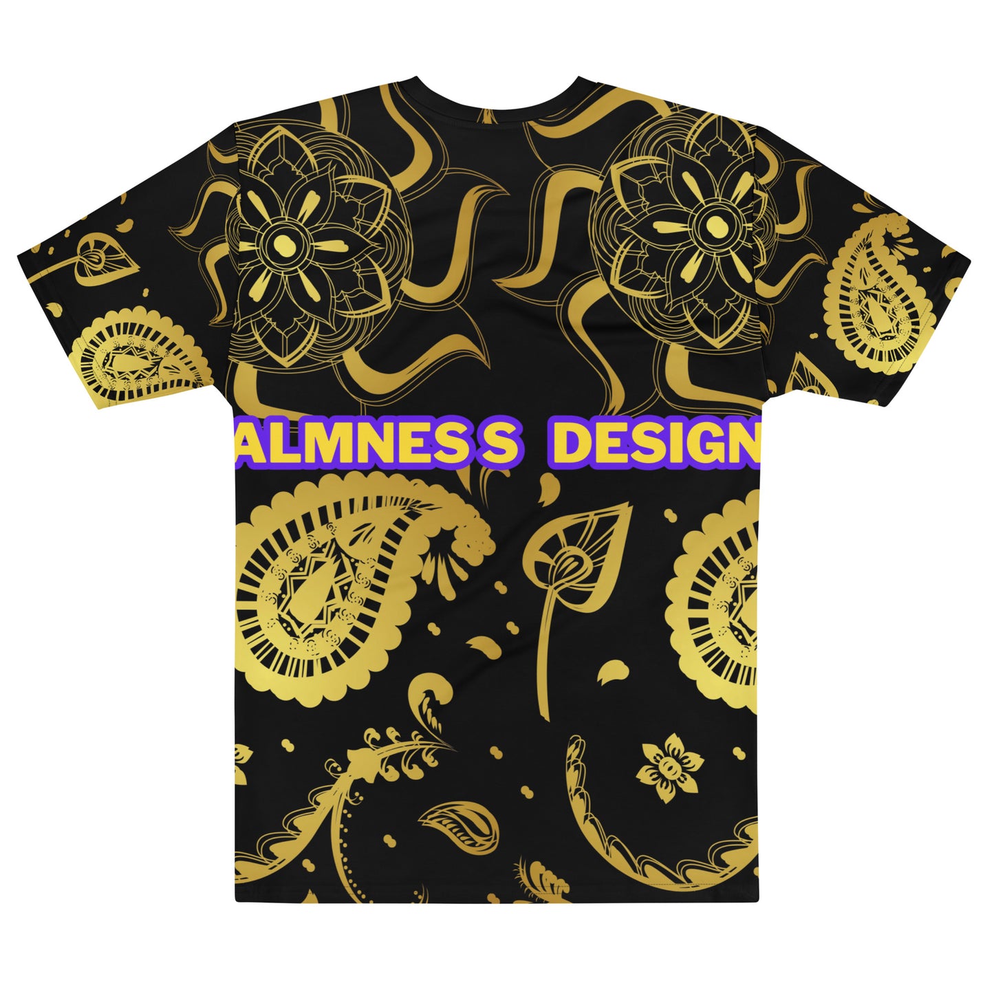 Gold Mandala Element, Gold Paisley, Men's t-shirt