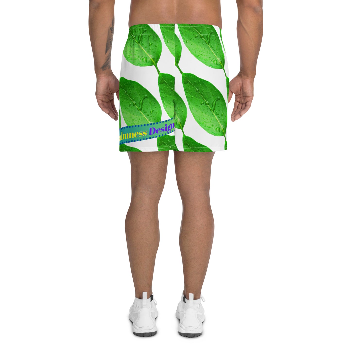 Wet Lemon Leah, Calmness Designs, Men's Recycled Athletic Shorts