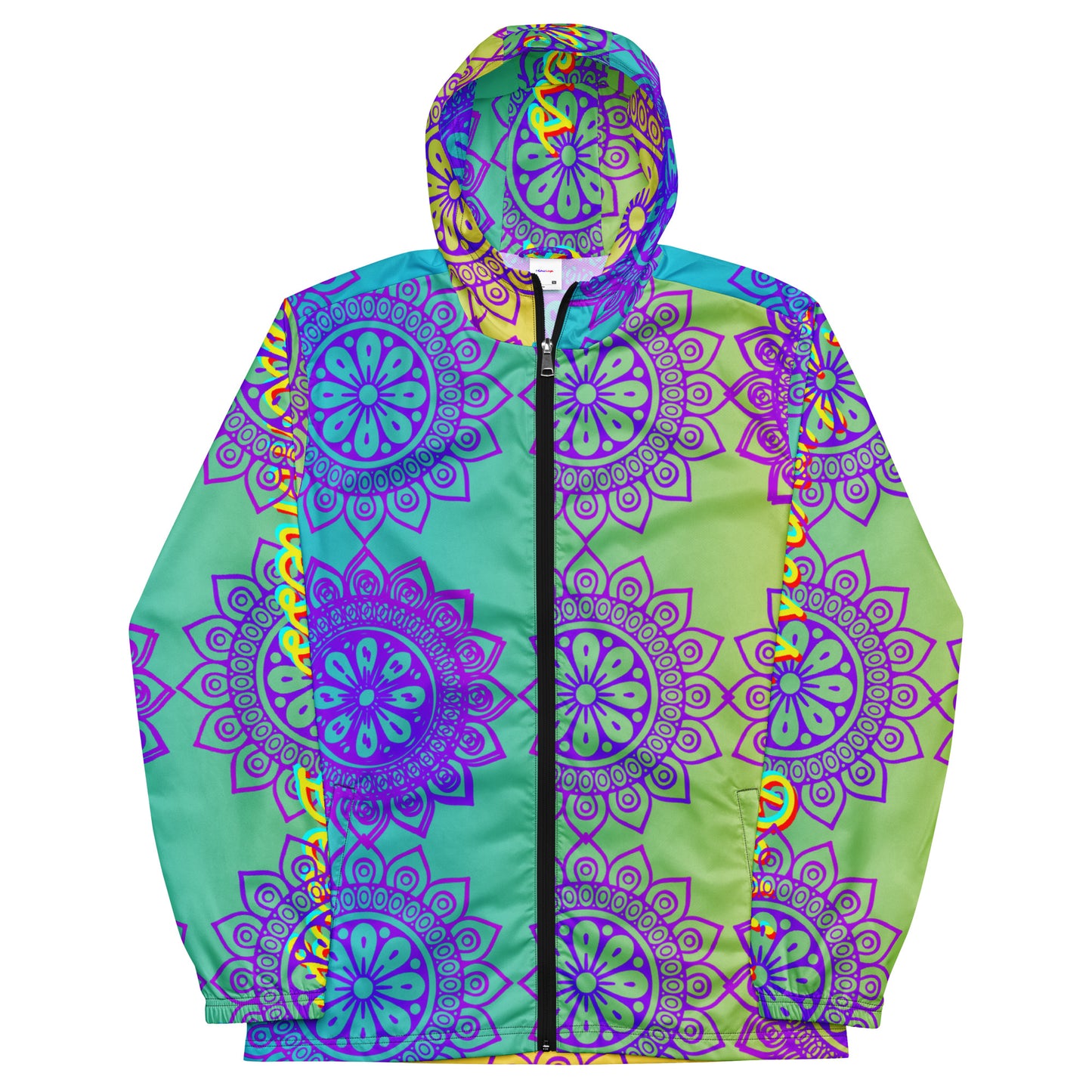 Luxury Mandala Designs, CALMNESS DESIGNS, Creative Designer's, Men’s windbreaker
