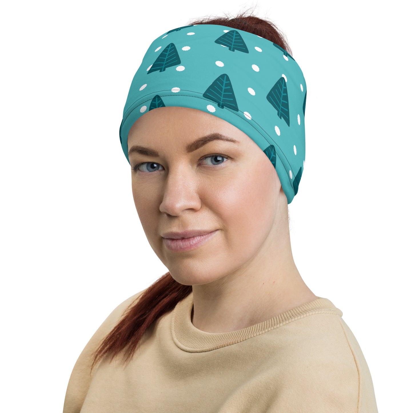 CHRISTMAS TREE'S, VECTOR, CALMNESS DESIGNS, Creative Designs, Neck Gaiter