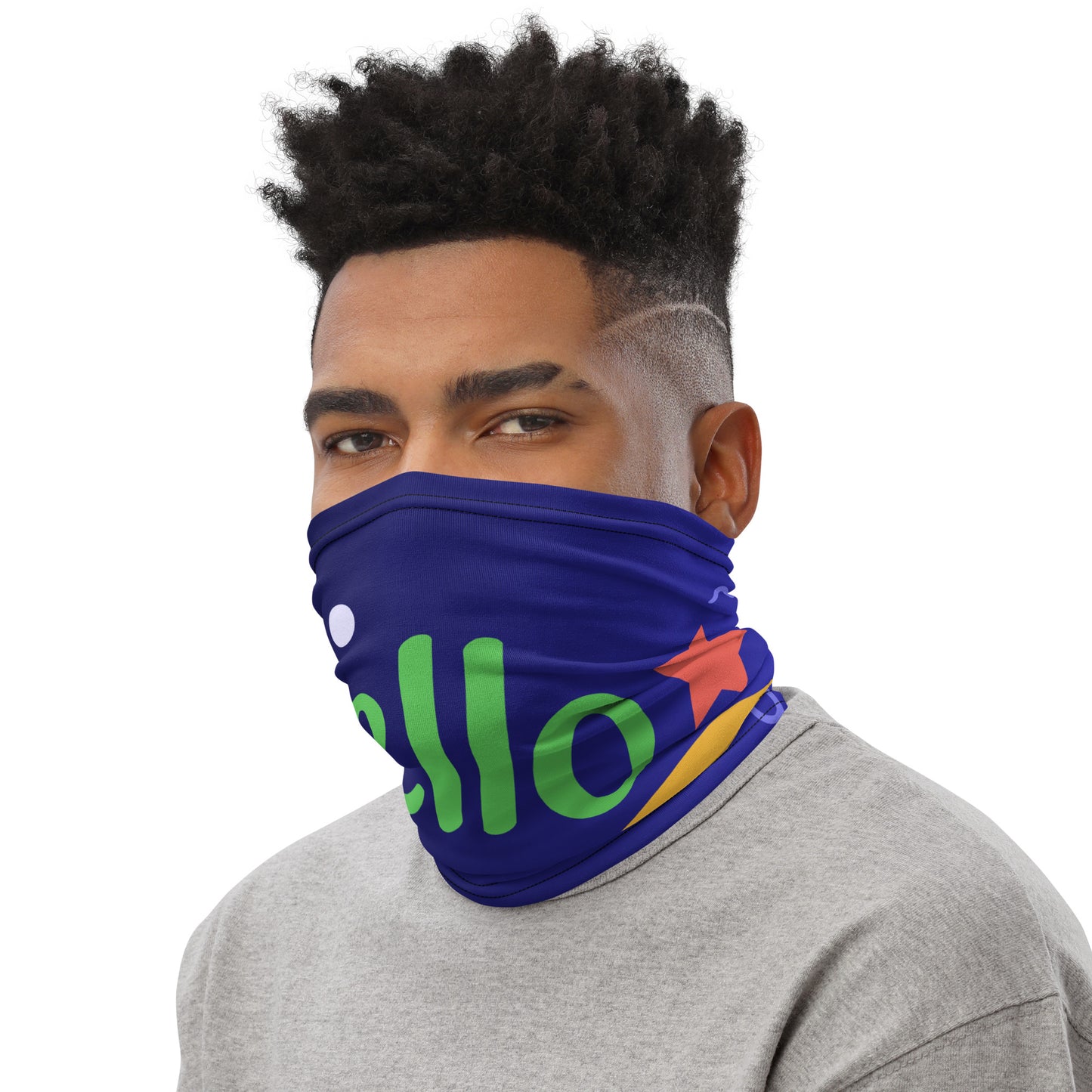 Hello Summer, Summer Vacation Sun Glasses, Stars, CALMNESS DESIGNS, Creative Designer's, Neck Gaiter
