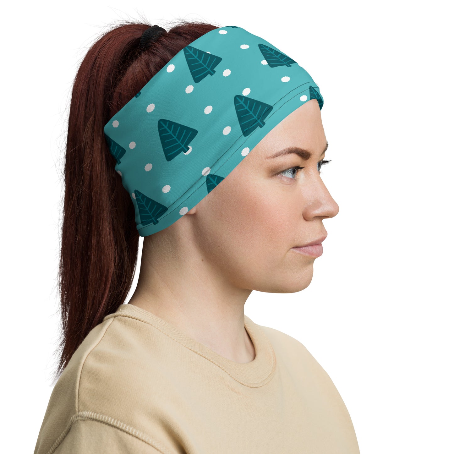 CHRISTMAS TREE'S, VECTOR, CALMNESS DESIGNS, Creative Designs, Neck Gaiter
