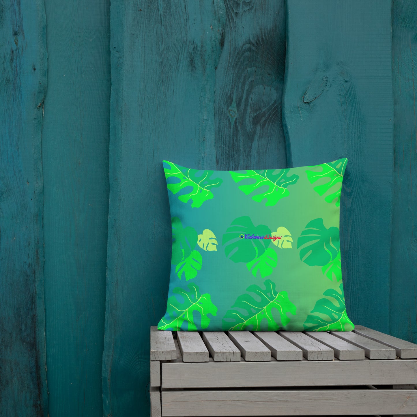 Monsterat Leaves Kombi nation, CALMNESS DESIGNS, Creative Designer's, Premium Pillow