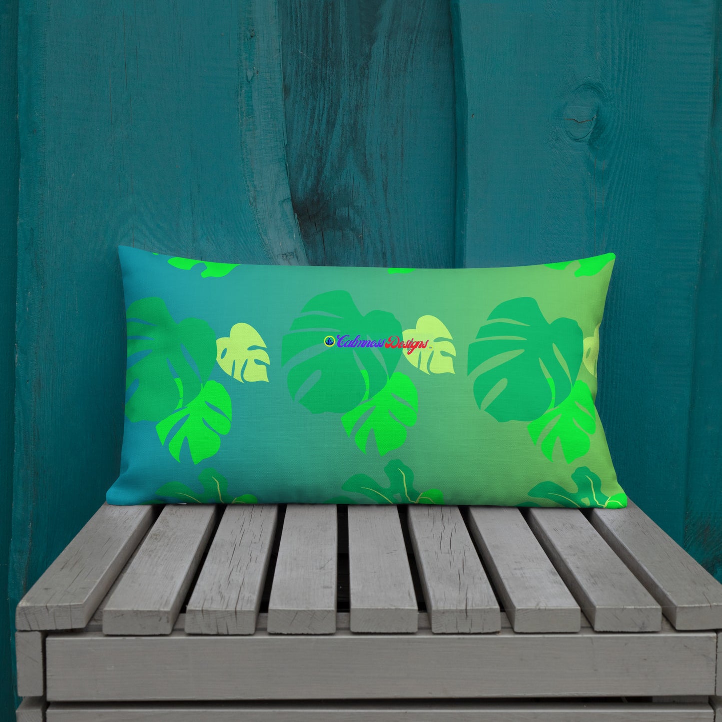 Monsterat Leaves Kombi nation, CALMNESS DESIGNS, Creative Designer's, Premium Pillow