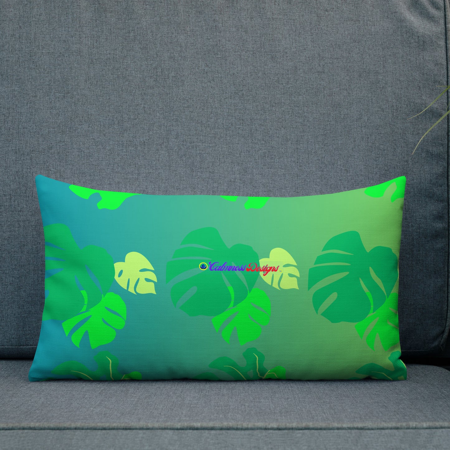 Monsterat Leaves Kombi nation, CALMNESS DESIGNS, Creative Designer's, Premium Pillow