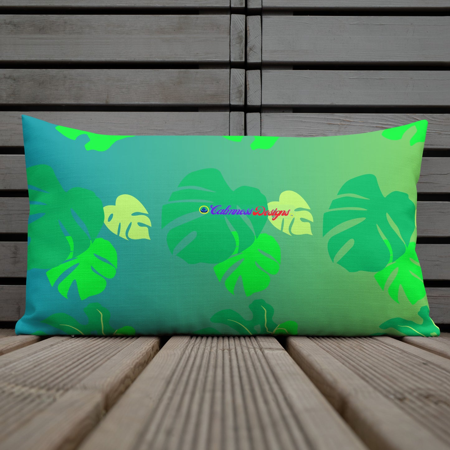 Monsterat Leaves Kombi nation, CALMNESS DESIGNS, Creative Designer's, Premium Pillow