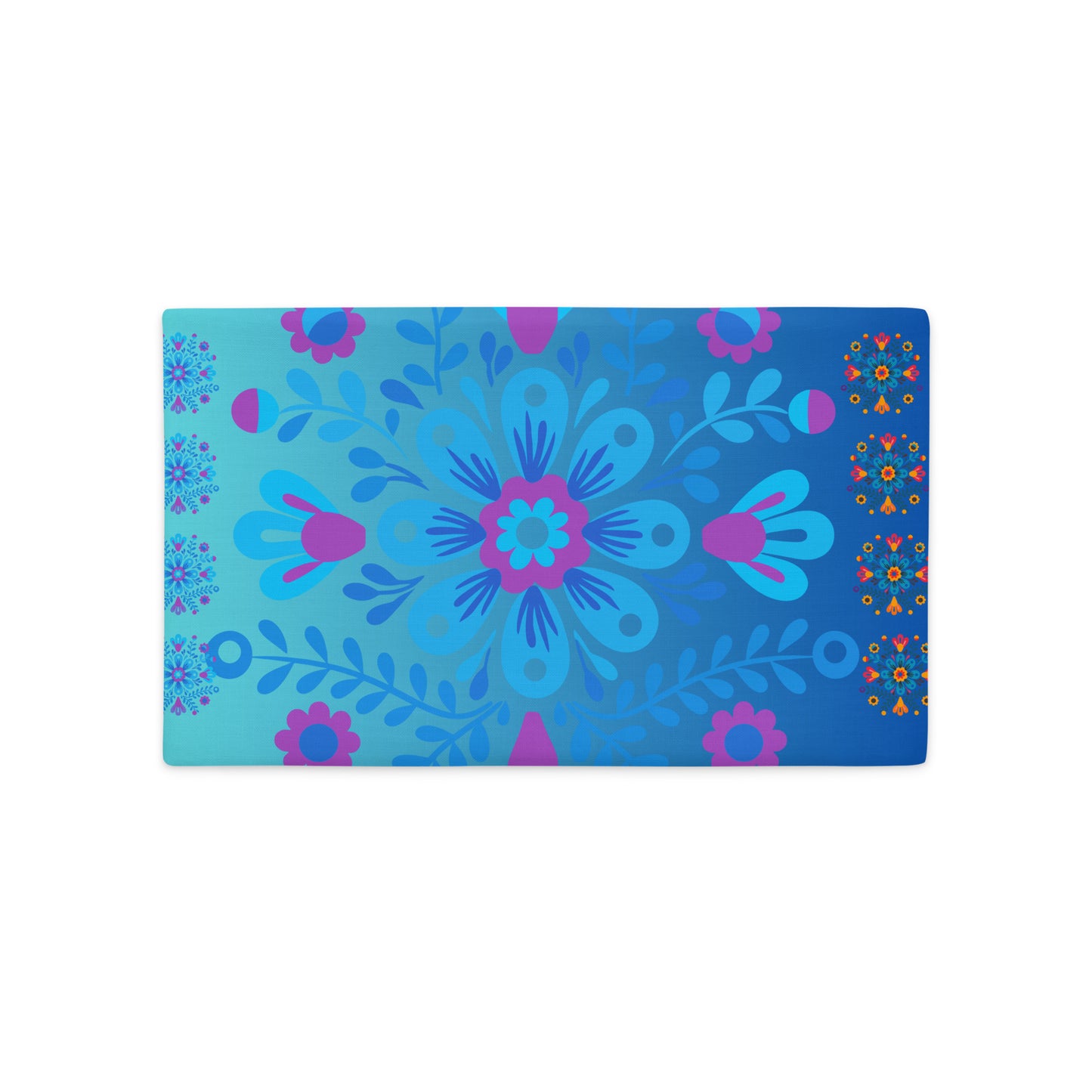 Mexican Embroidery Seamless Pattern, CALMNESS DESIGNS, Creative Designer's, Premium Pillow Case