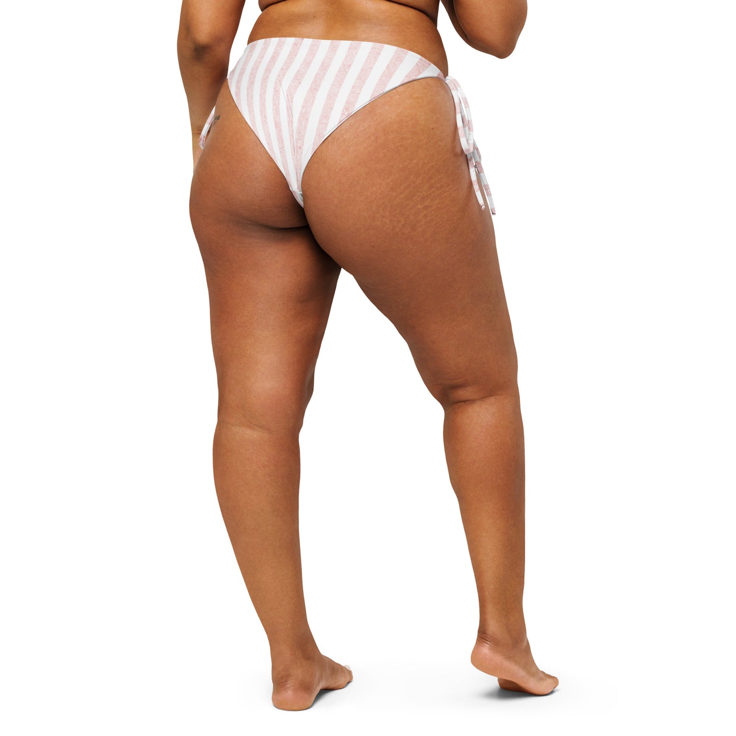 Yellow-Stripes, Calmness Designs, All-over print recycled string bikini bottom