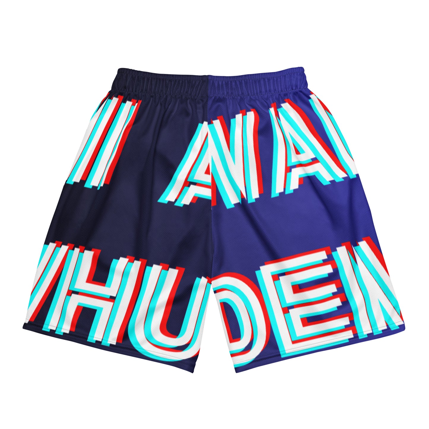 Mi AGWAN WHUL-DEM, Stars, Calmness Designs, Unisex mesh shorts
