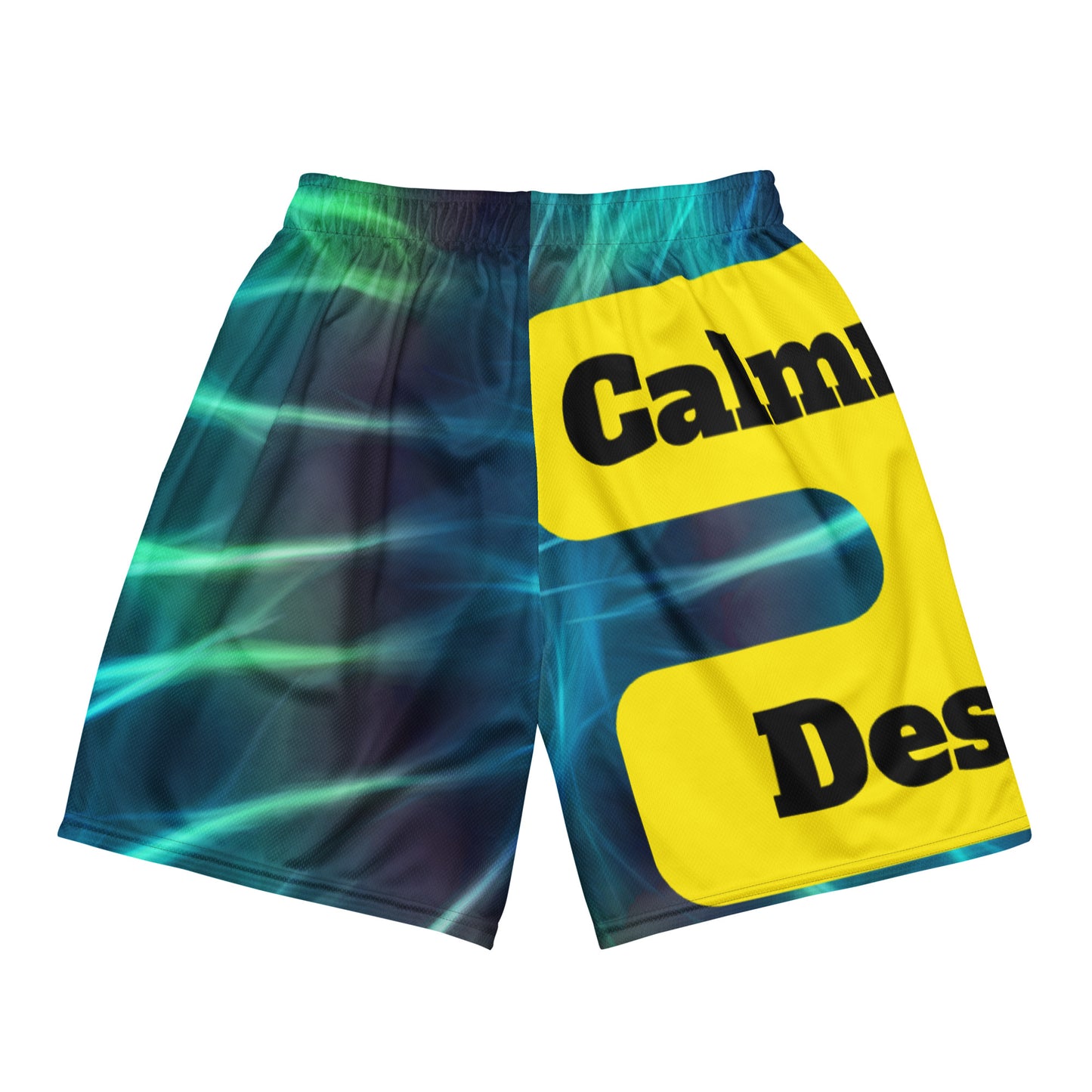 Spiral Fibonacci Pattern, Creative Designs, Calmness Designs, Unisex mesh shorts