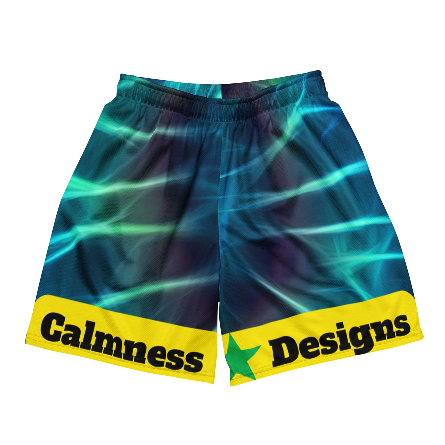 Spiral Fibonacci Pattern, Creative Designs, Calmness Designs, Unisex mesh shorts