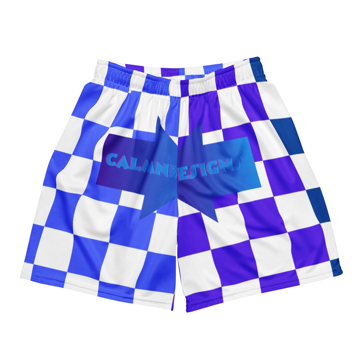 Checkerboard Styled, Calmnessdesign.COM, Unisex mesh shorts